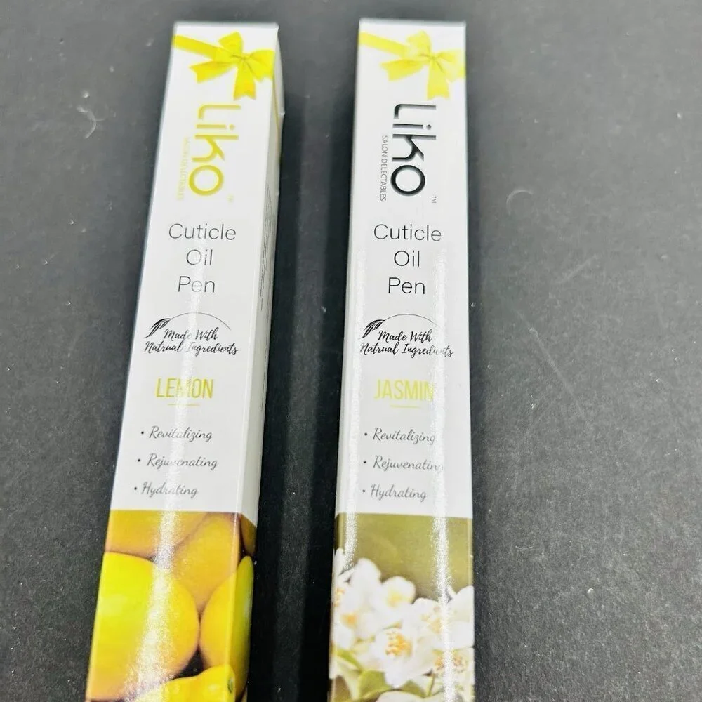 Lot of 2 Liko Cuticle Oil Pens - Lemon and Jasmin - NEW